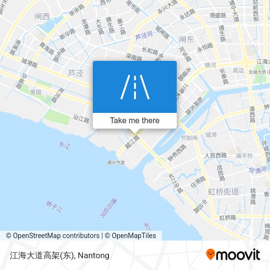 江海大道高架(东) map