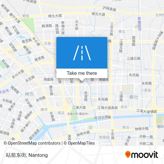 站前东街 map