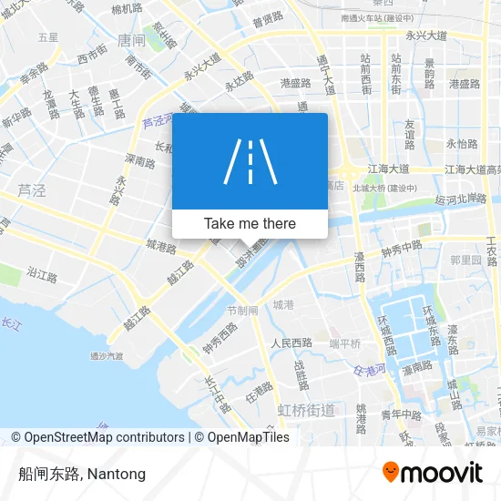 船闸东路 map
