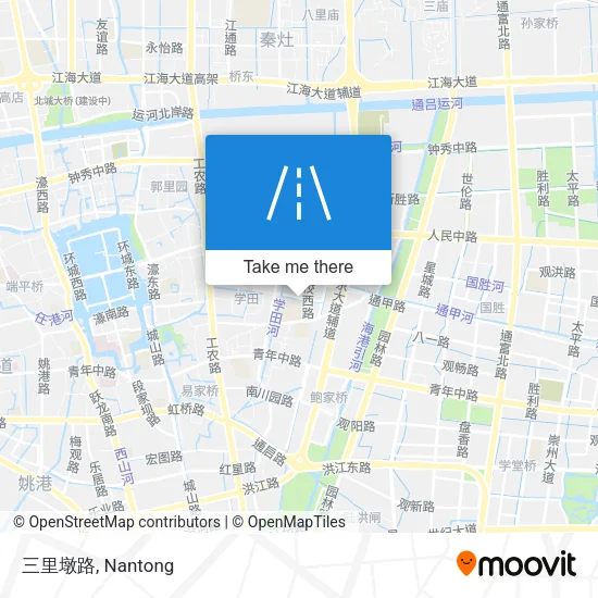 三里墩路 map