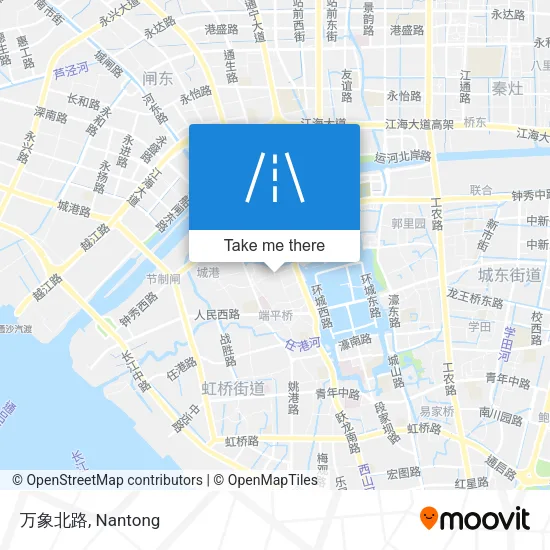 万象北路 map