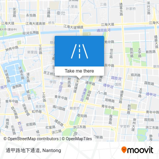 通甲路地下通道 map