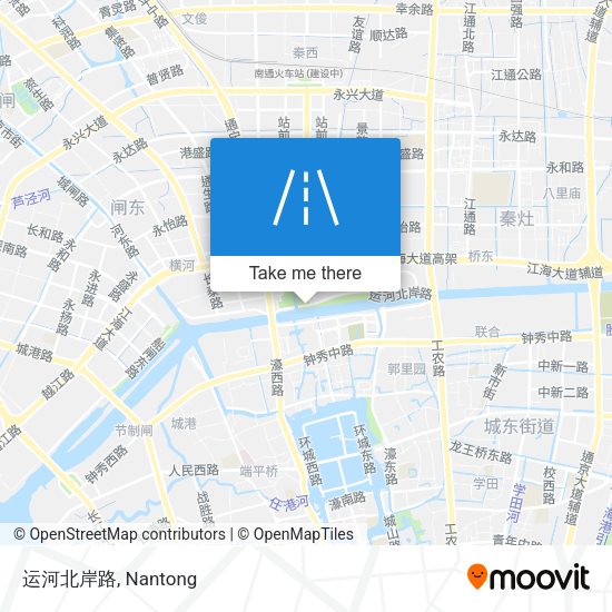 运河北岸路 map