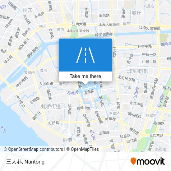 三人巷 map