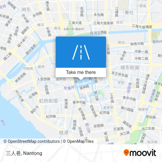 三人巷 map