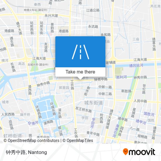 钟秀中路 map