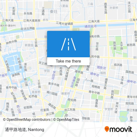 通甲路地道 map