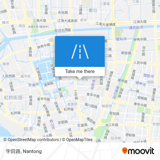 学田路 map