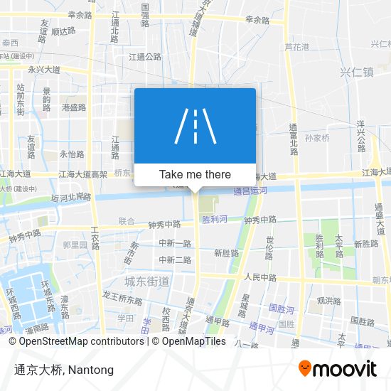 通京大桥 map