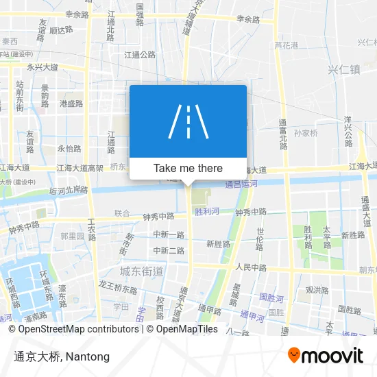 通京大桥 map