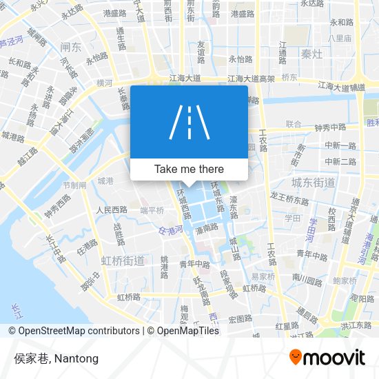 侯家巷 map