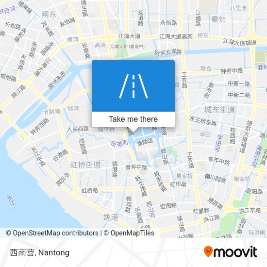 西南营 map