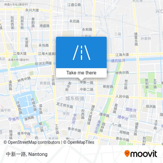中新一路 map