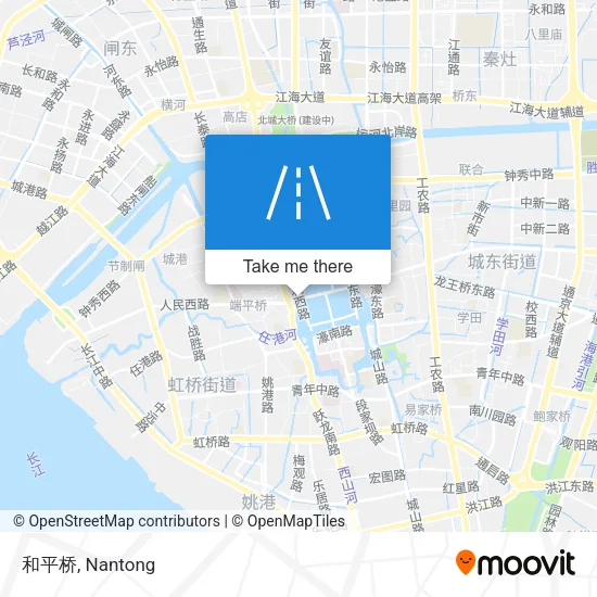 和平桥 map