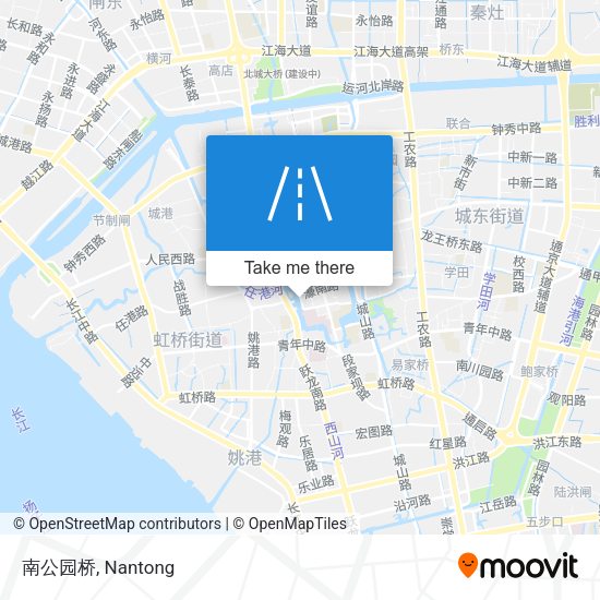 南公园桥 map