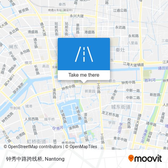 钟秀中路跨线桥 map