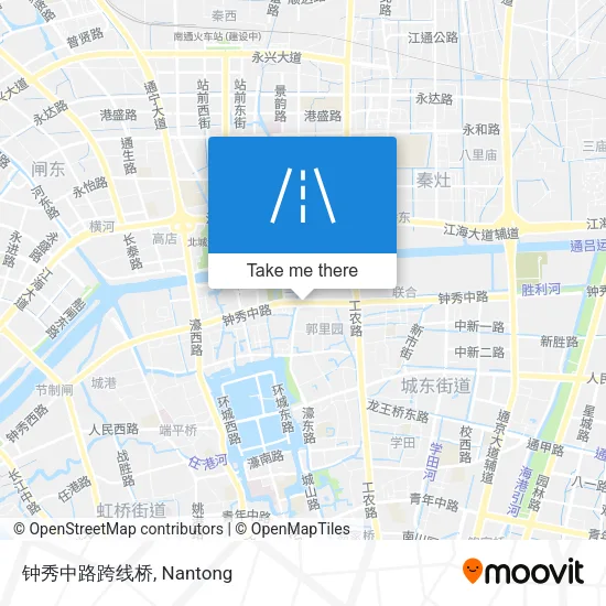 钟秀中路跨线桥 map
