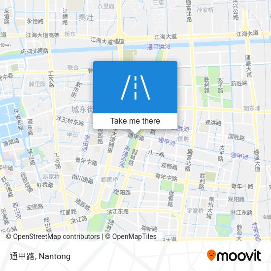 通甲路 map