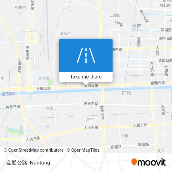 金通公路 map