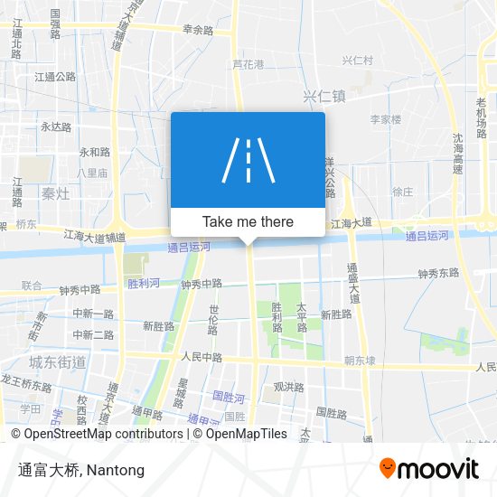 通富大桥 map