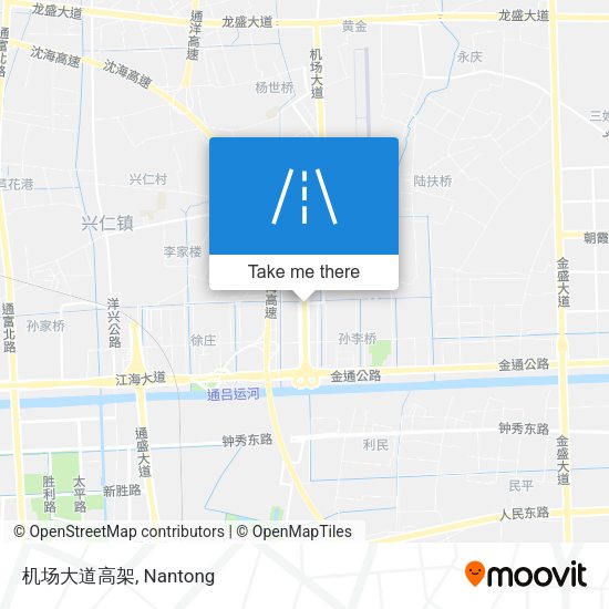 机场大道高架 map
