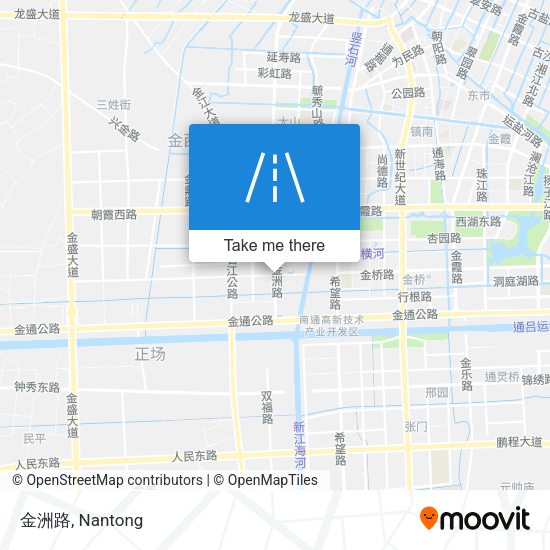 金洲路 map