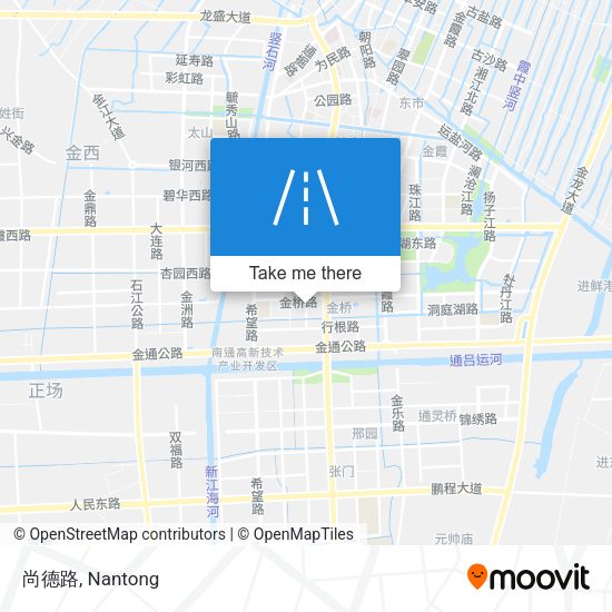 尚德路 map