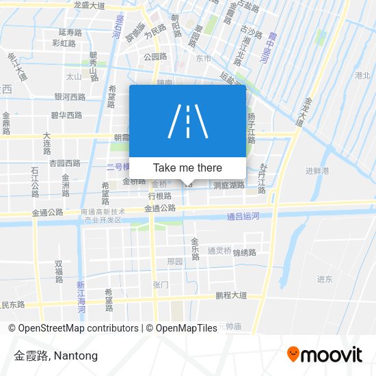 金霞路 map