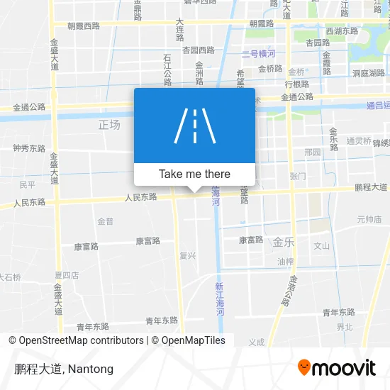 鹏程大道 map
