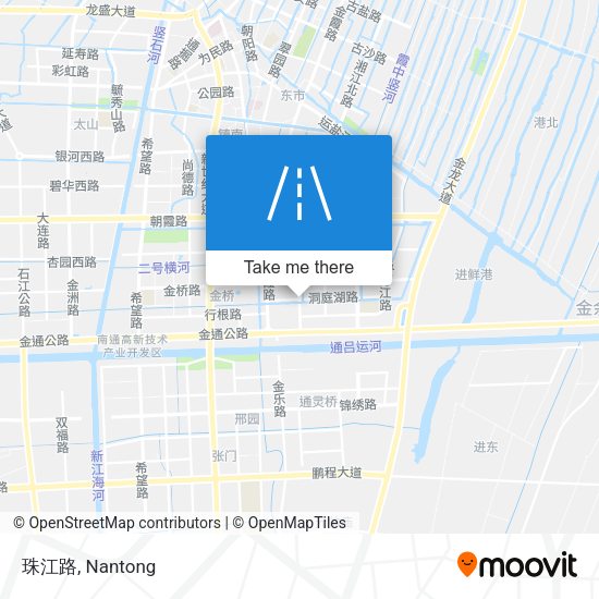 珠江路 map