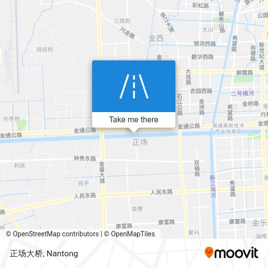 正场大桥 map