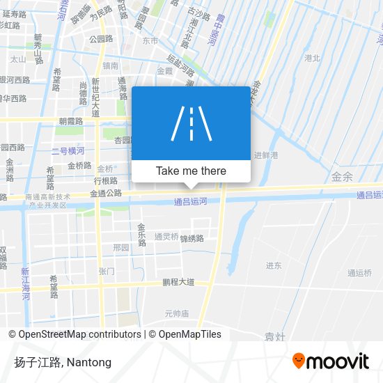 扬子江路 map