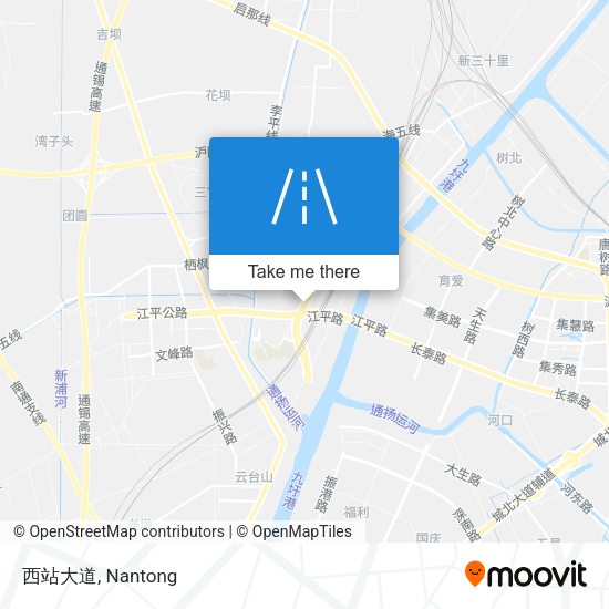 西站大道 map