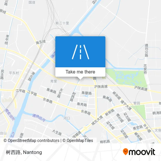 树西路 map