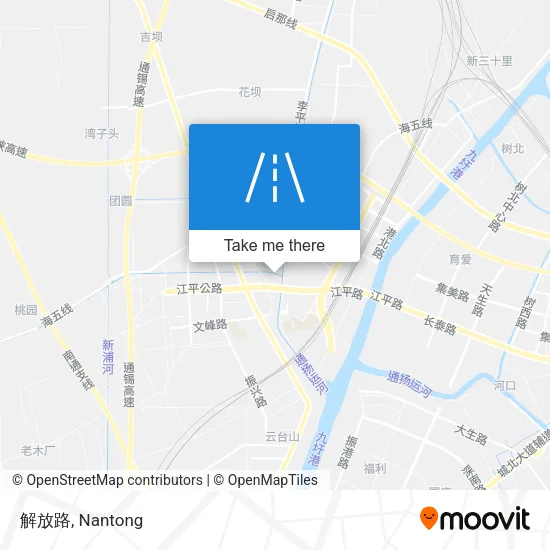 解放路 map