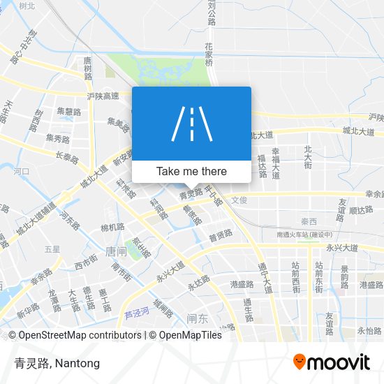 青灵路 map