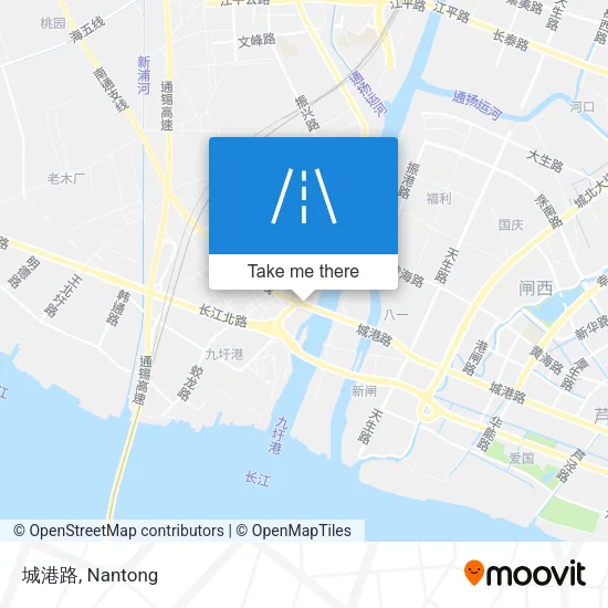 城港路 map