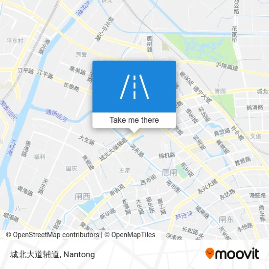 城北大道辅道 map