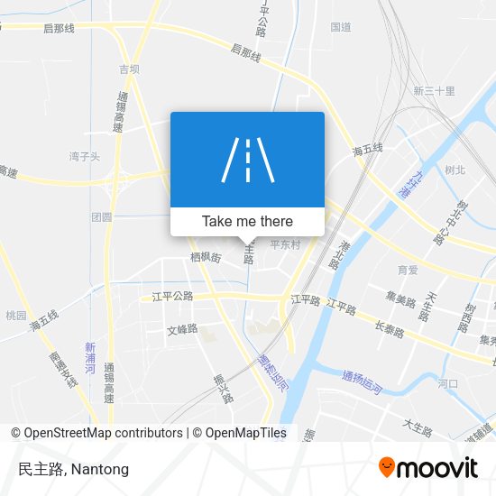 民主路 map