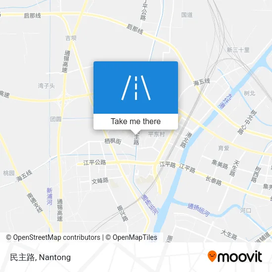 民主路 map