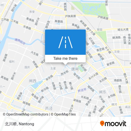 北川桥 map