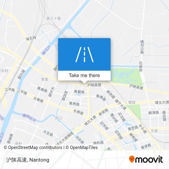 沪陕高速 map