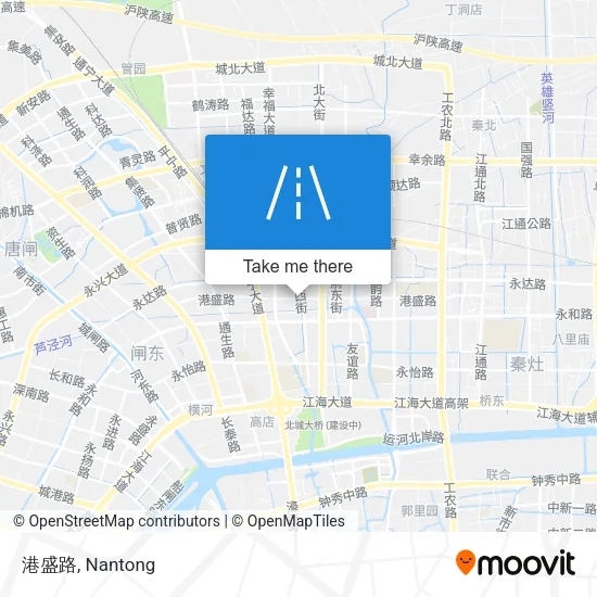 港盛路 map