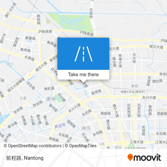 前程路 map