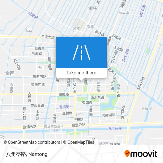 八角亭路 map