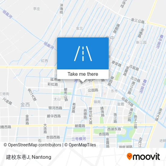 建校东巷J map