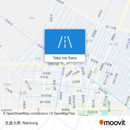 龙盛大桥 map