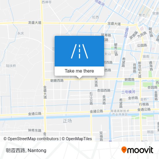 朝霞西路 map