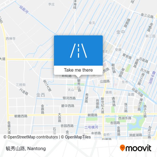 毓秀山路 map