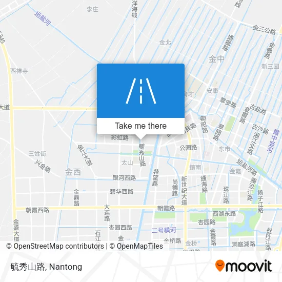 毓秀山路 map